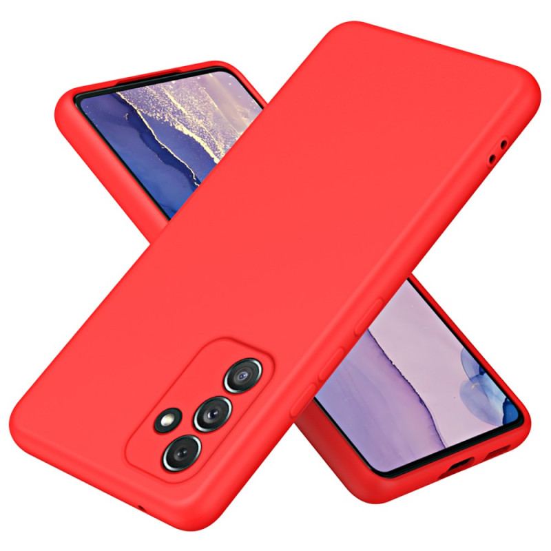 Capa Para Samsung Galaxy A34 5G Silicone Líquido E Microfibras