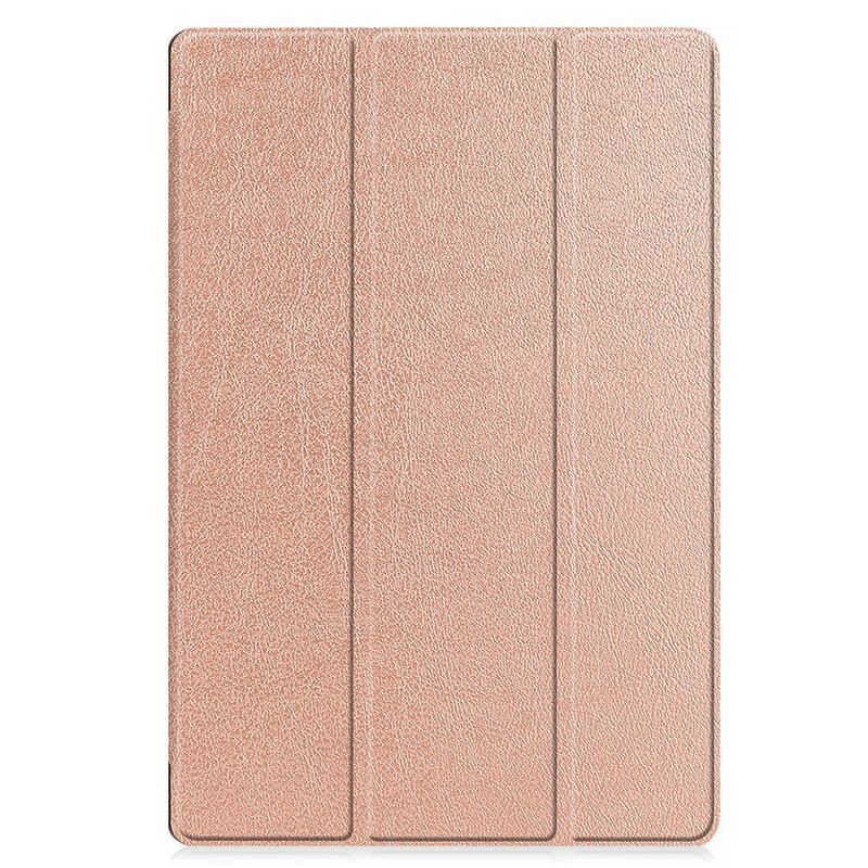 Capa De Celular Para Samsung Galaxy Tab S8 Plus / Tab S7 Plus Porta Caneta Dobrável Em Três Partes