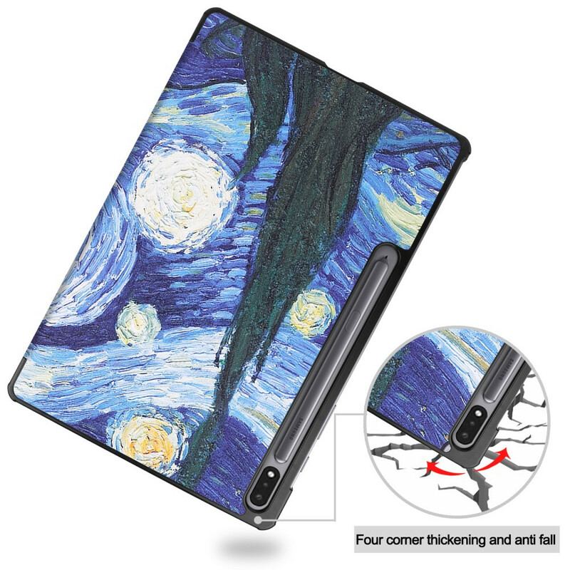 Capa De Celular Para Samsung Galaxy Tab S8 Plus / Tab S7 Plus Van Gogh Aprimorado