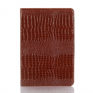 Capa De Couro Para Samsung Galaxy Tab S8 Plus / Tab S7 Plus Efeito Pele De Crocodilo