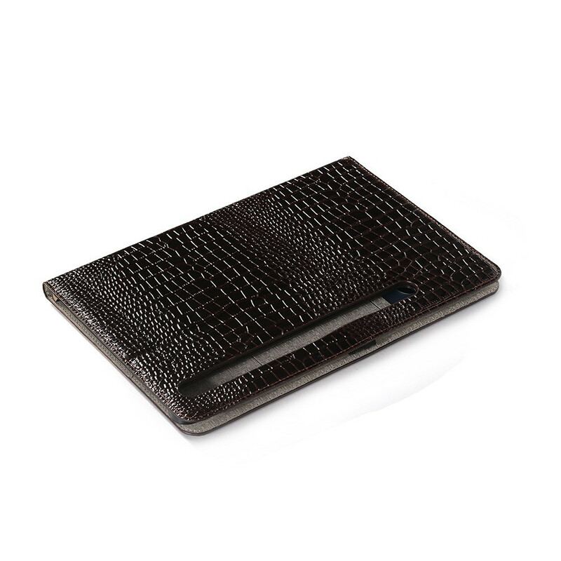 Capa De Couro Para Samsung Galaxy Tab S8 Plus / Tab S7 Plus Efeito Pele De Crocodilo