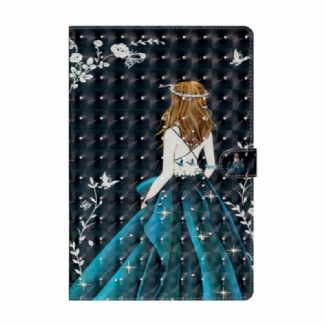 Capa De Couro Para Samsung Galaxy Tab S8 Plus / Tab S7 Plus Jovem