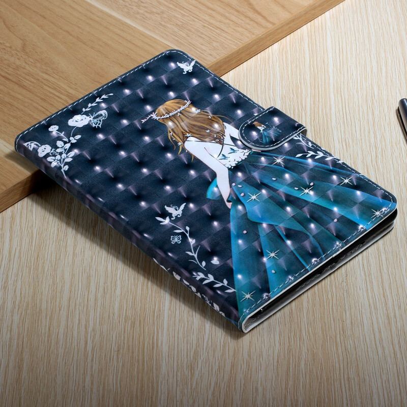 Capa De Couro Para Samsung Galaxy Tab S8 Plus / Tab S7 Plus Jovem