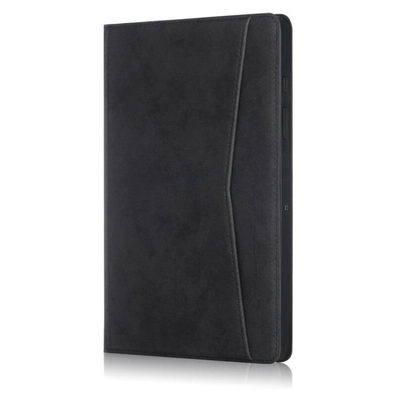 Capa Para Samsung Galaxy Tab S8 Plus / Tab S7 Plus Efeito Couro Empresarial