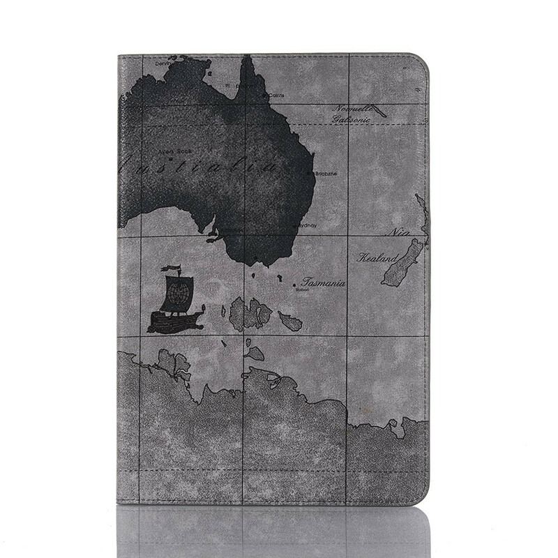 Capa Para Samsung Galaxy Tab S8 Plus / Tab S7 Plus Mapa Mundial