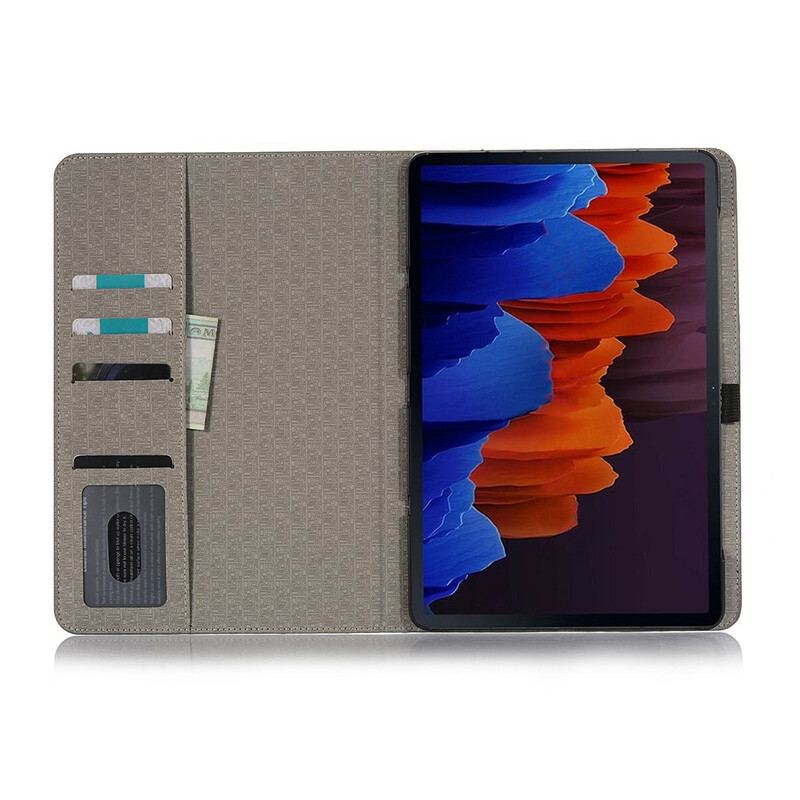 Capa Para Samsung Galaxy Tab S8 Plus / Tab S7 Plus Mapa Mundial