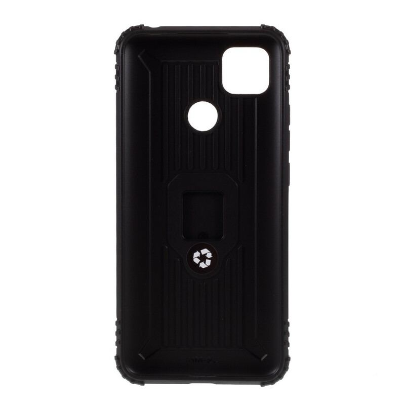 Capa De Celular Para Xiaomi Redmi 9C Estilo De Anel De Fibra De Carbono