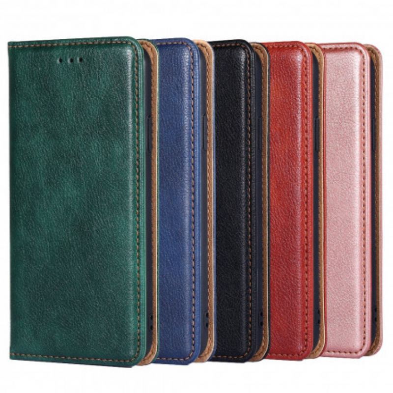 Capa De Celular Para Xiaomi Redmi 9C Flip Estilo Vintage De Couro