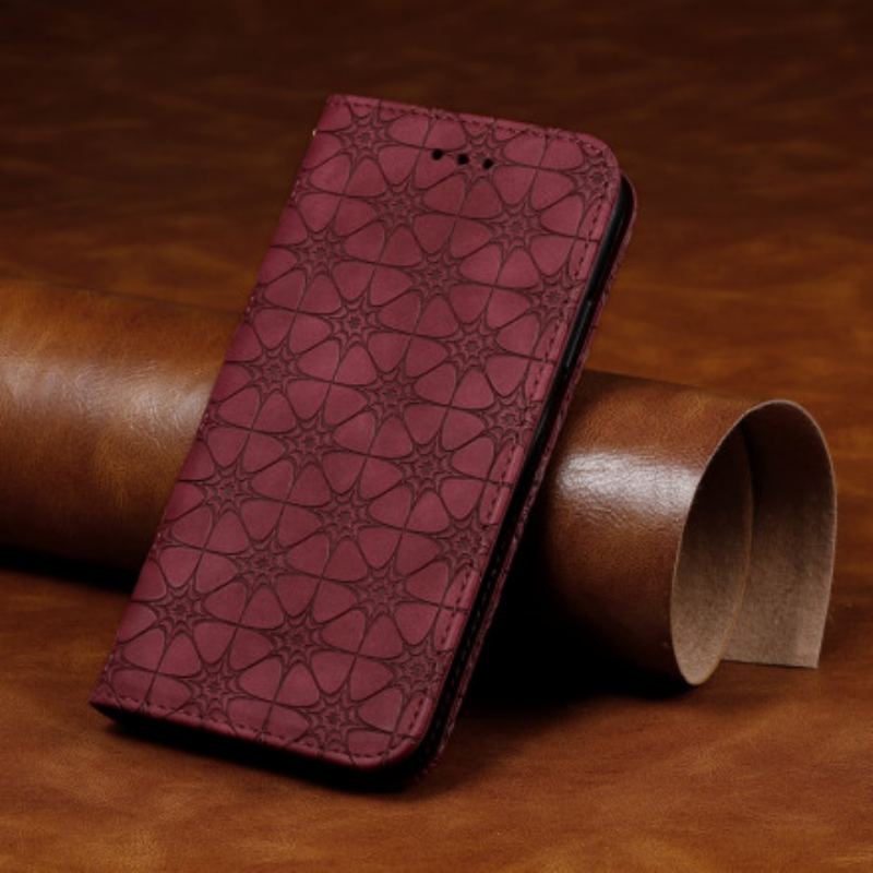 Capa De Celular Para Xiaomi Redmi 9C Flip Flores Barrocas