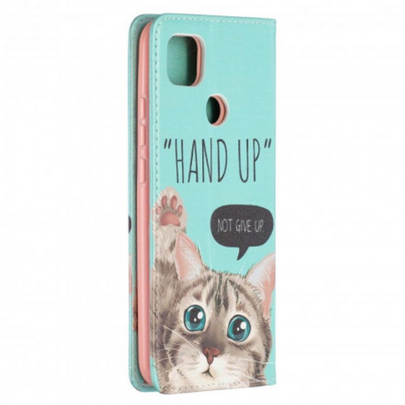 Capa De Celular Para Xiaomi Redmi 9C Flip Hand-up