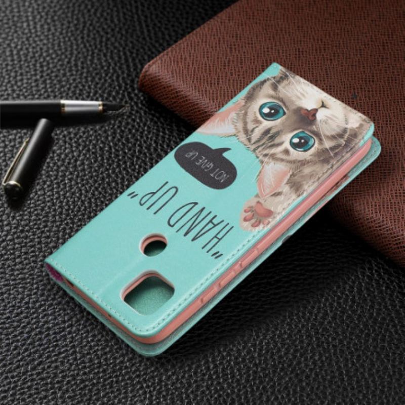 Capa De Celular Para Xiaomi Redmi 9C Flip Hand-up