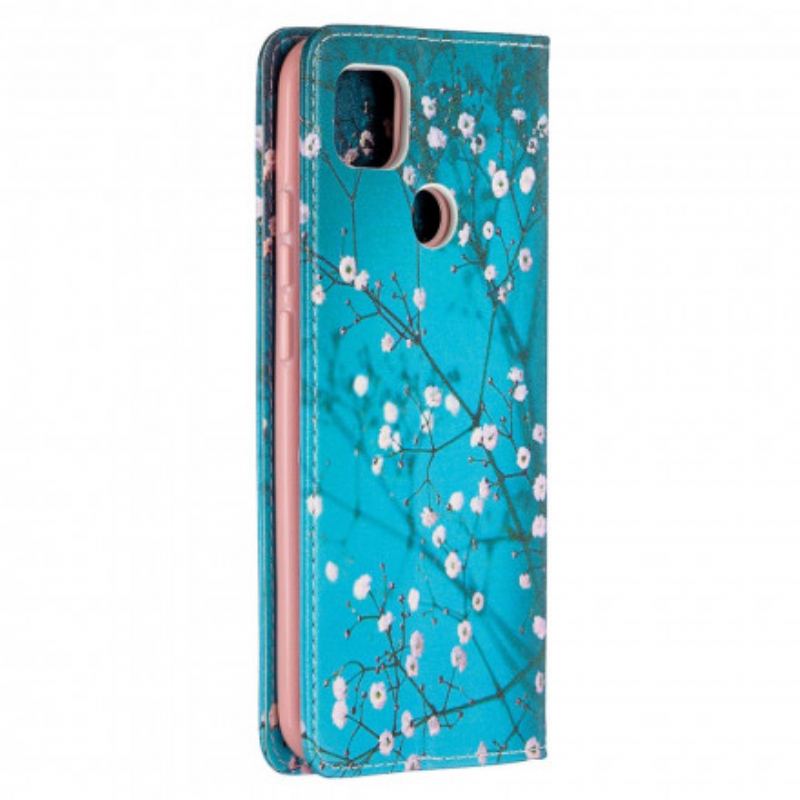 Capa De Celular Para Xiaomi Redmi 9C Flip Ramos Floridos