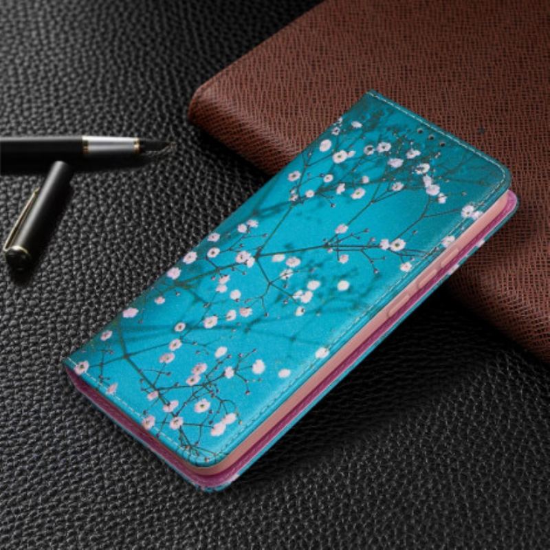 Capa De Celular Para Xiaomi Redmi 9C Flip Ramos Floridos