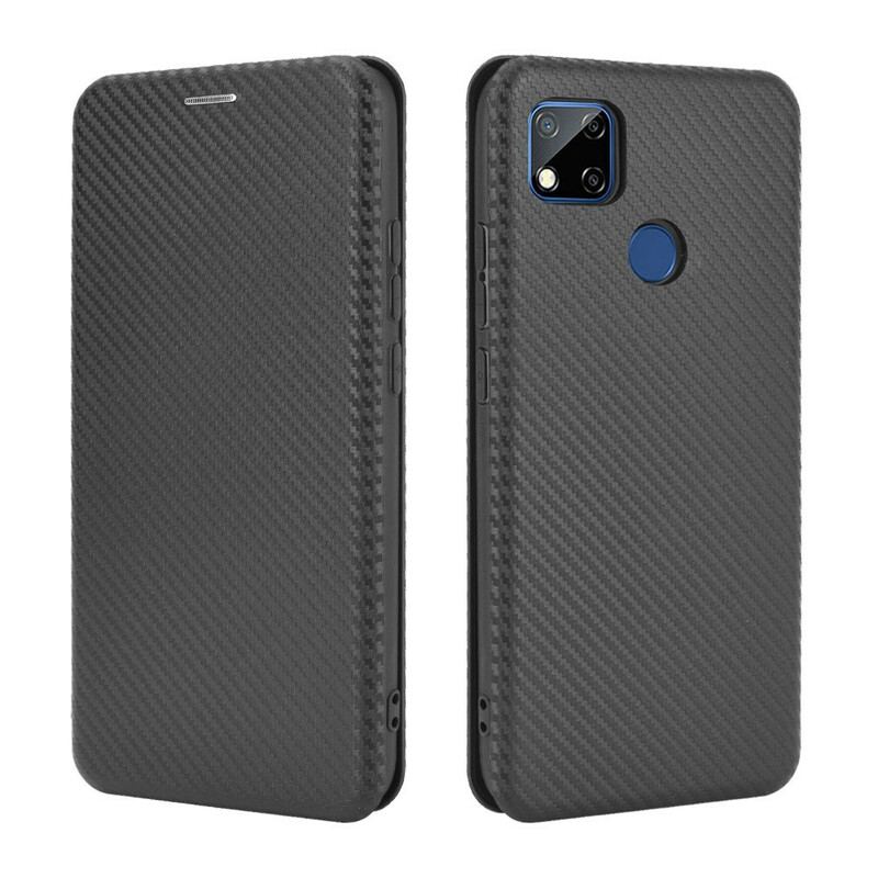 Capa De Celular Para Xiaomi Redmi 9C Flip Silicone De Carbono Colorido