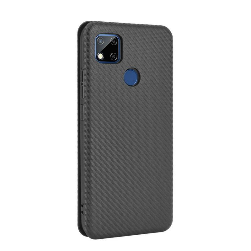 Capa De Celular Para Xiaomi Redmi 9C Flip Silicone De Carbono Colorido