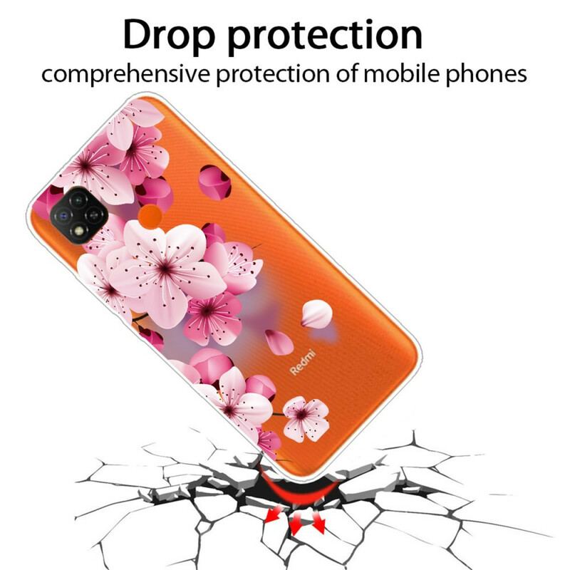 Capa De Celular Para Xiaomi Redmi 9C Floral Premium