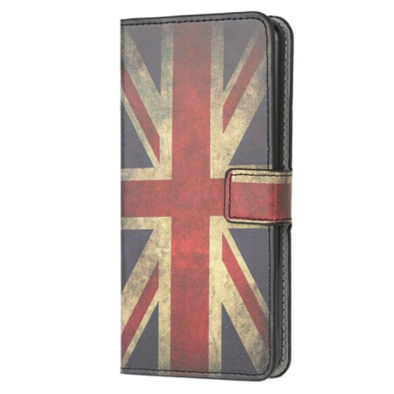 Capa Em Pele Para Xiaomi Redmi 9C Bandeira Da Inglaterra