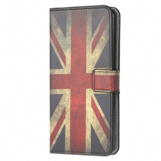 Capa Em Pele Para Xiaomi Redmi 9C Bandeira Da Inglaterra