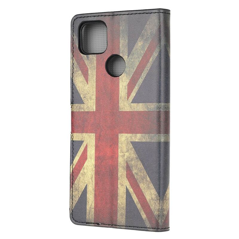 Capa Em Pele Para Xiaomi Redmi 9C Bandeira Da Inglaterra