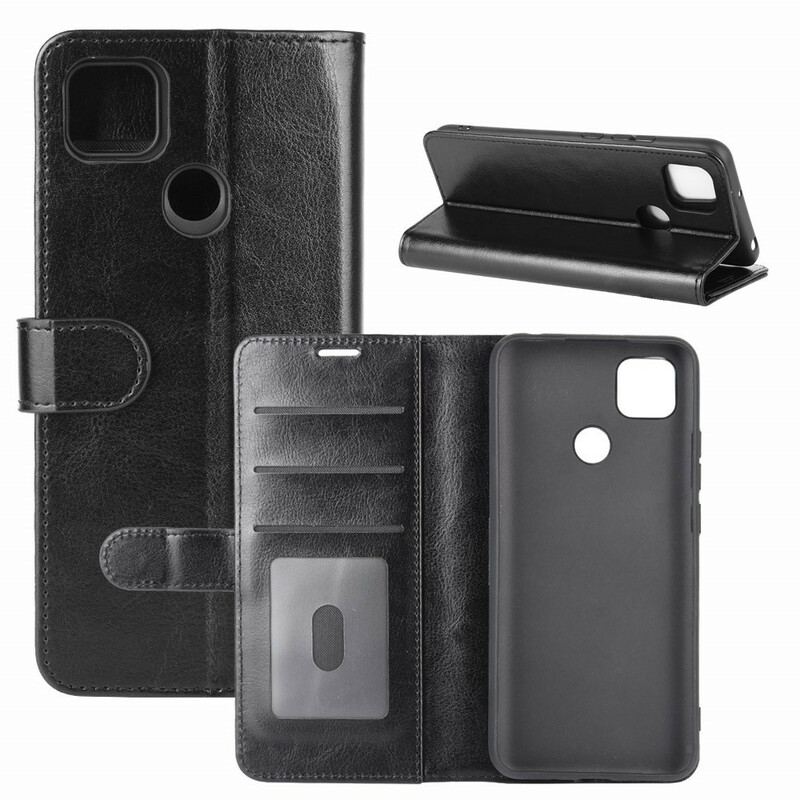 Capa Flip Para Xiaomi Redmi 9C Couro Ultra Sintético