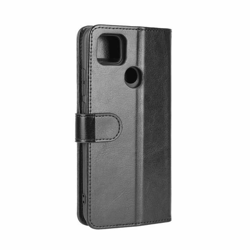 Capa Flip Para Xiaomi Redmi 9C Couro Ultra Sintético