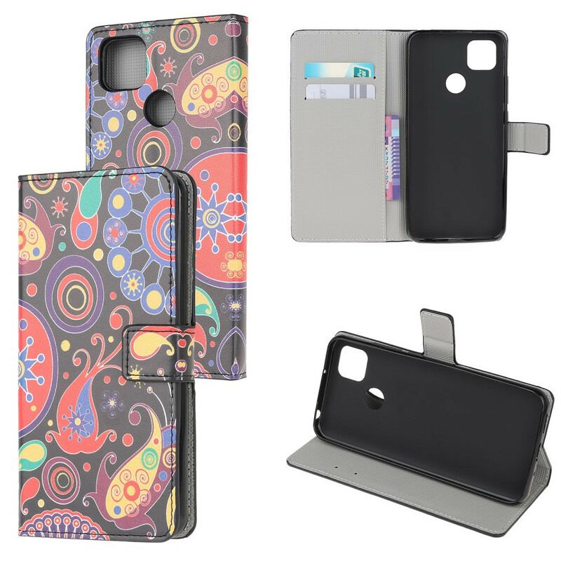 Capa Flip Para Xiaomi Redmi 9C Design Da Galáxia