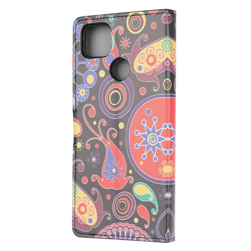 Capa Flip Para Xiaomi Redmi 9C Design Da Galáxia