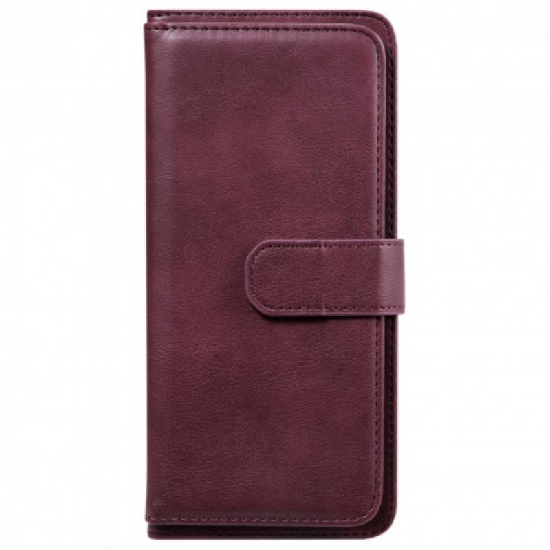 Capa Flip Para Xiaomi Redmi 9C Titular De Cartão Multifuncional Para 10