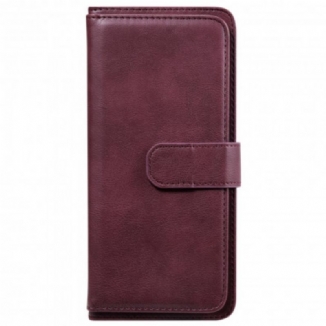 Capa Flip Para Xiaomi Redmi 9C Titular De Cartão Multifuncional Para 10