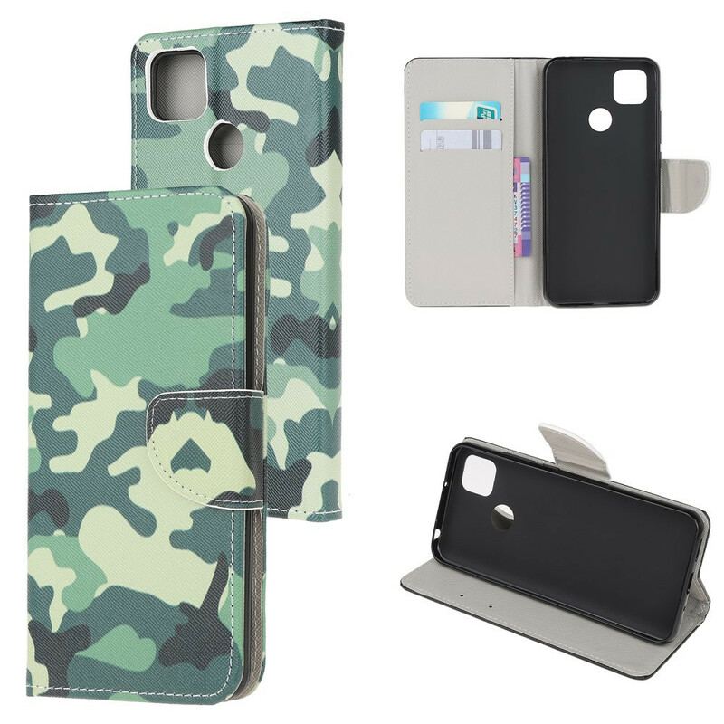 Capa Folio Para Xiaomi Redmi 9C Camuflar