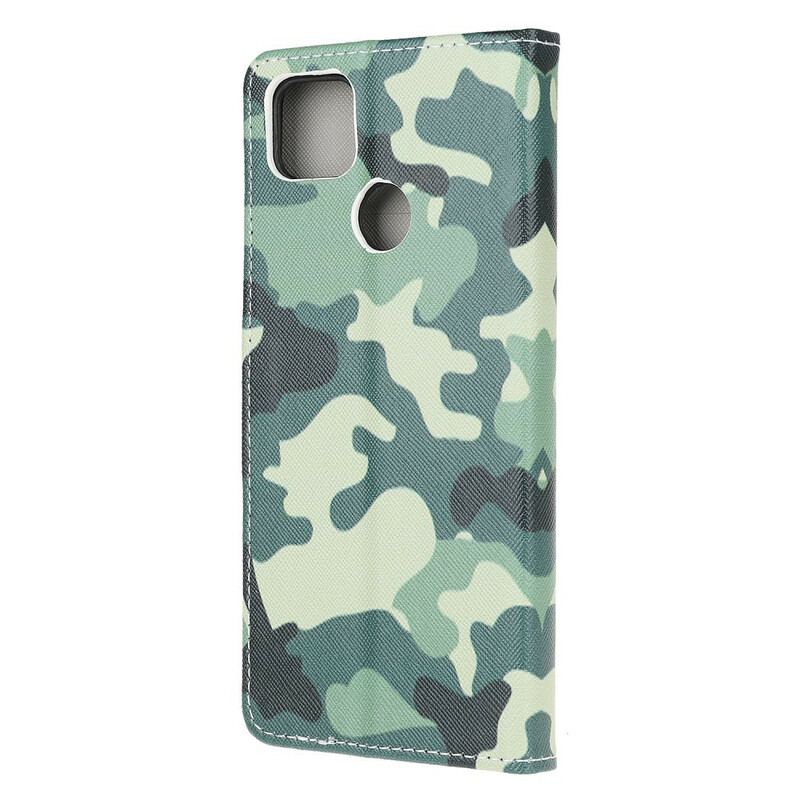 Capa Folio Para Xiaomi Redmi 9C Camuflar