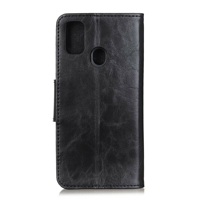 Capa Folio Para Xiaomi Redmi 9C Flip Aba Magnética