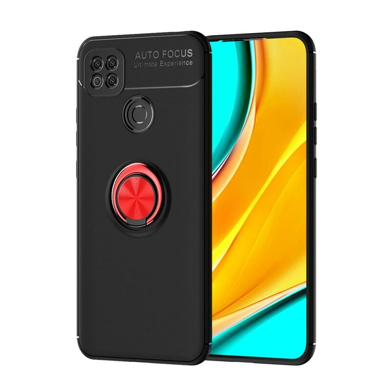 Capa Para Xiaomi Redmi 9C Anel Giratório