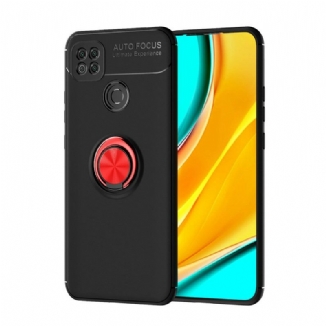 Capa Para Xiaomi Redmi 9C Anel Giratório