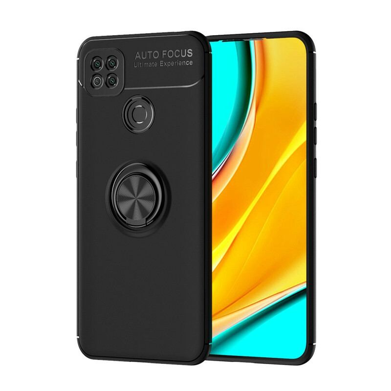 Capa Para Xiaomi Redmi 9C Anel Giratório