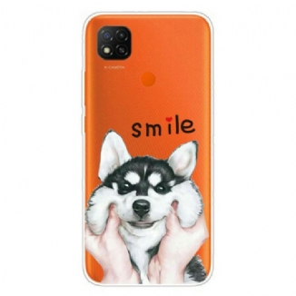 Capa Para Xiaomi Redmi 9C Cachorro Sorridente