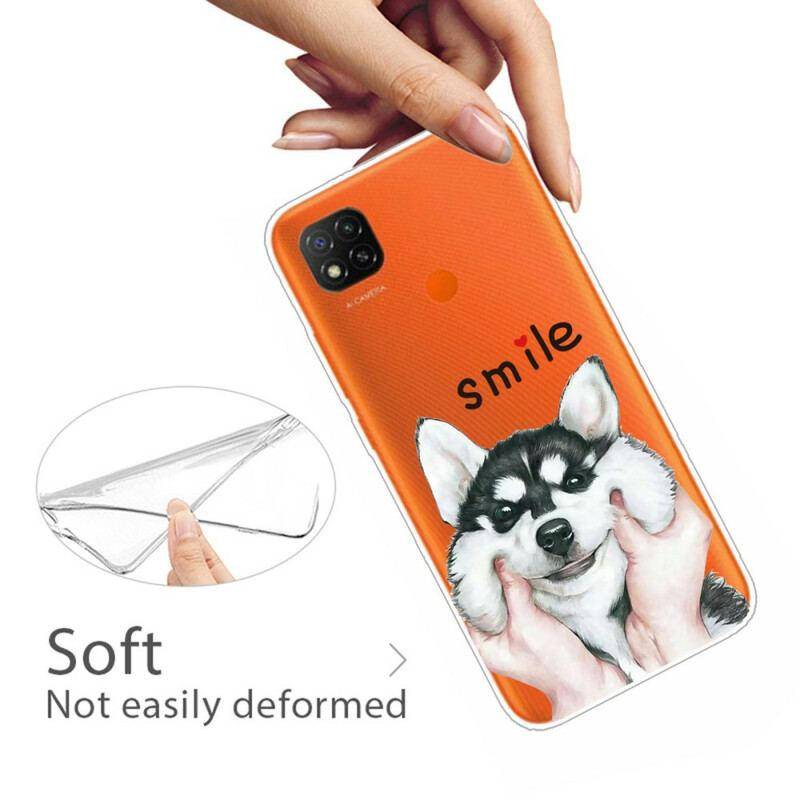 Capa Para Xiaomi Redmi 9C Cachorro Sorridente