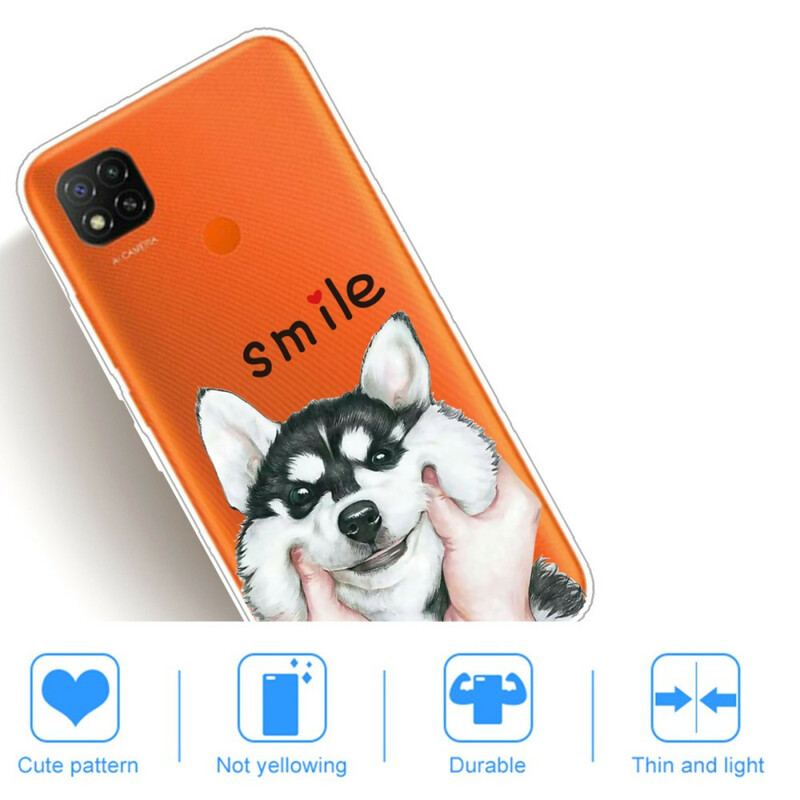 Capa Para Xiaomi Redmi 9C Cachorro Sorridente