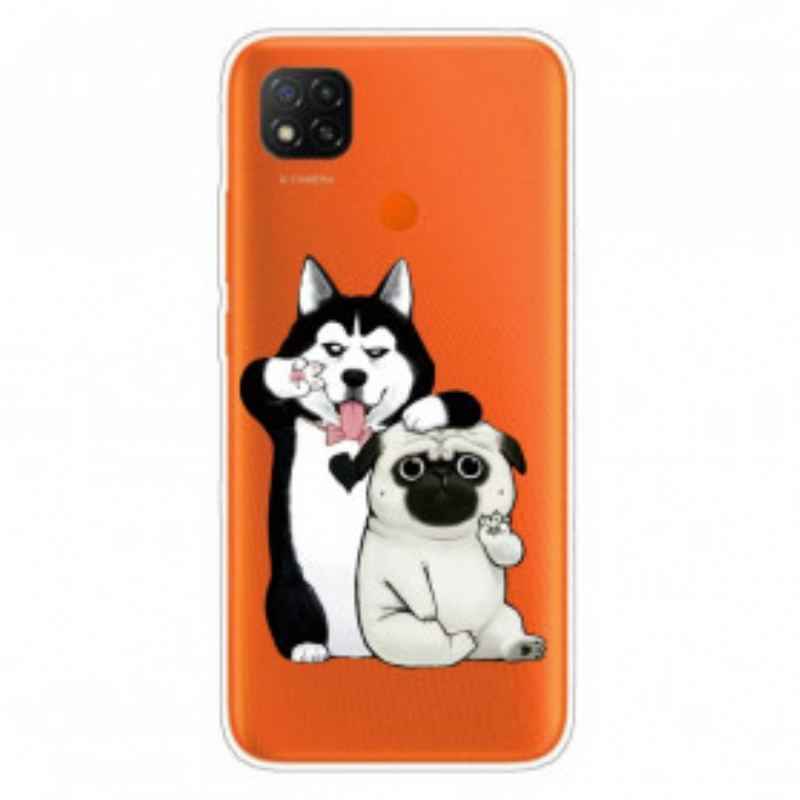 Capa Para Xiaomi Redmi 9C Cachorros Engraçados