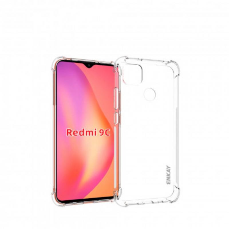 Capa Para Xiaomi Redmi 9C Combo E Tela De Vidro Temperado Enkay