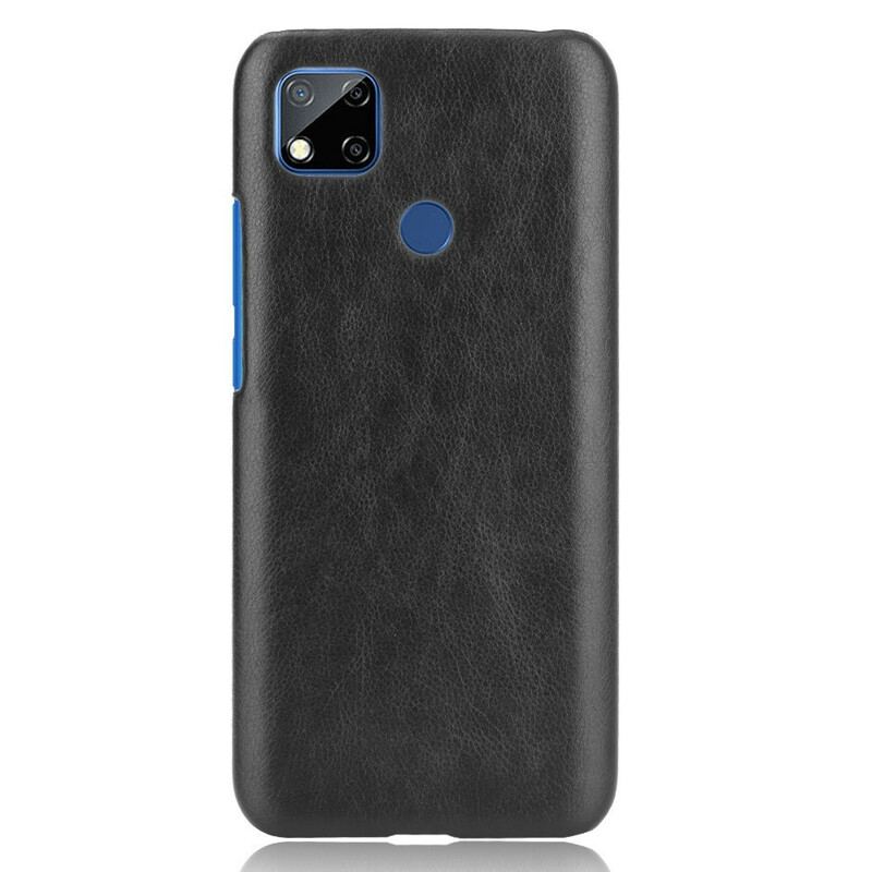 Capa Para Xiaomi Redmi 9C Efeito Couro Lichia