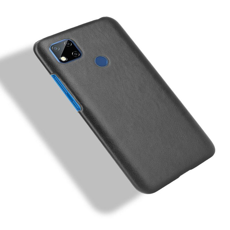 Capa Para Xiaomi Redmi 9C Efeito Couro Lichia