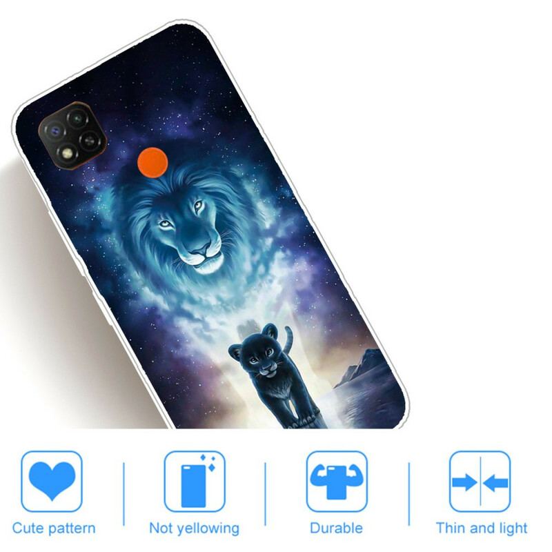 Capa Para Xiaomi Redmi 9C Filhote De Leão