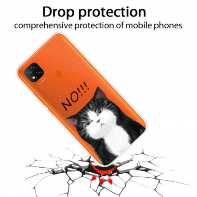 Capa Para Xiaomi Redmi 9C O Gato Que Diz Não