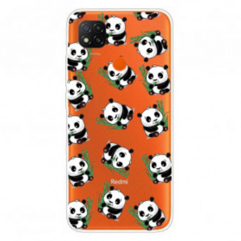 Capa Para Xiaomi Redmi 9C Pequenos Pandas