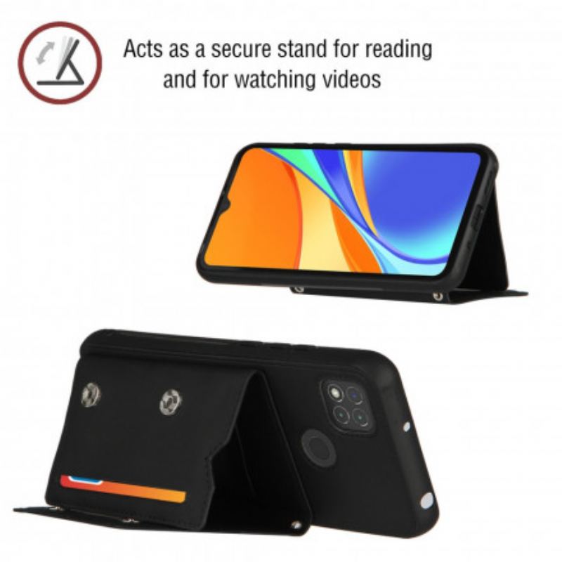 Capa Para Xiaomi Redmi 9C Suporte Multi-card Hands-free