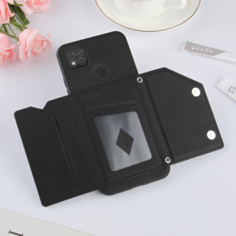 Capa Para Xiaomi Redmi 9C Suporte Multi-card Hands-free