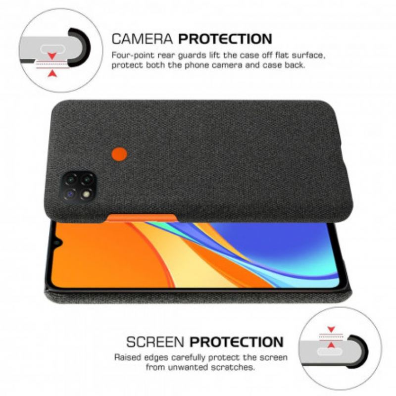 Capa Para Xiaomi Redmi 9C Tecido Chique Ksq