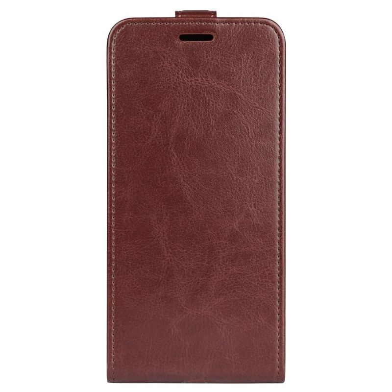 Capa Flip Para Realme C31 De Couro Aba Vertical Efeito Couro