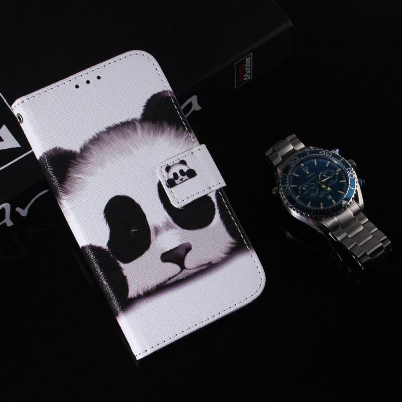 Capa Flip Para Realme C31 Panda Fofo